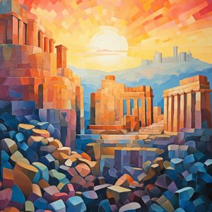 Ancient ruins - Πίνακας σε καμβά