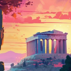 Athens parthenon 4 - Πίνακας σε καμβά Athens parthenon 4 - Πίνακας σε καμβά