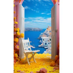 Balcony view - Πίνακας σε καμβά Balcony view - Πίνακας σε καμβά