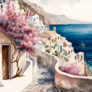 Blossom island home 4 - Πίνακας σε καμβά Blossom island home 4 - Πίνακας σε καμβά
