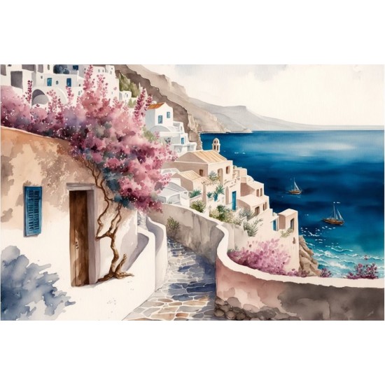 Blossom island home 4 - Πίνακας σε καμβά