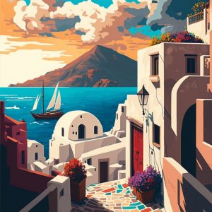 Cloudy day - Πίνακας σε καμβά