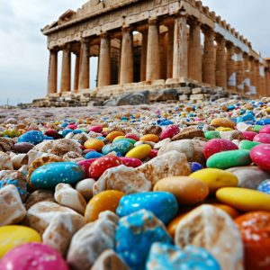 Color rocks - Πίνακας σε καμβά