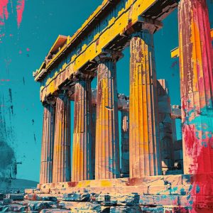 Minimalist colours 2 - Πίνακας σε καμβά
