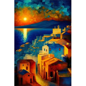Mykonos island 2 - Πίνακας σε καμβά Mykonos island 2 - Πίνακας σε καμβά