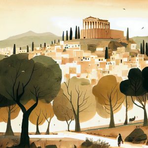 Old capital 2 - Πίνακας σε καμβά Old capital 2 - Πίνακας σε καμβά