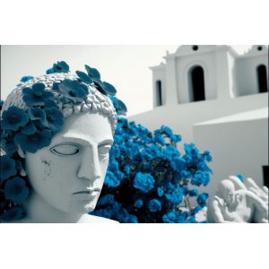Statue of flowers - Πίνακας σε καμβά