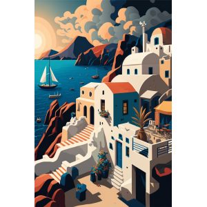 Thira - Πίνακας σε καμβά Thira - Πίνακας σε καμβά