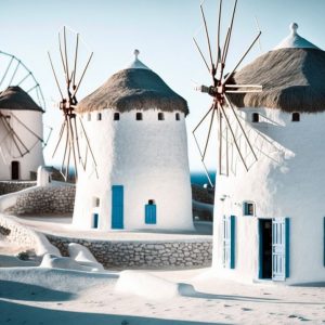 Windmills - Πίνακας σε καμβά Windmills - Πίνακας σε καμβά