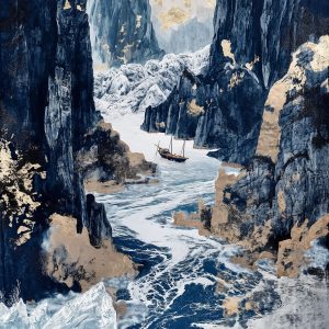 Blue river - Πίνακας σε καμβά
