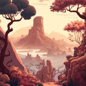 Cliffs - Πίνακας σε καμβά