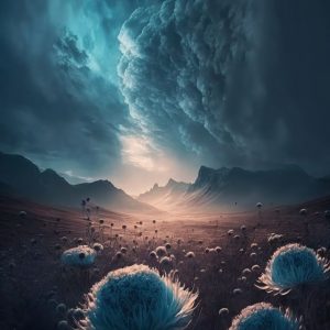 Flowers field - Πίνακας σε καμβά