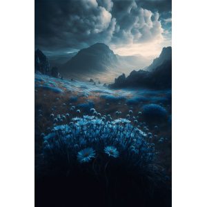 Flowers field 2 - Πίνακας σε καμβά