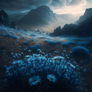 Flowers field 2 - Πίνακας σε καμβά