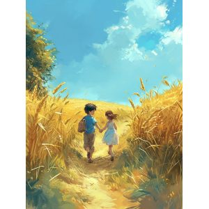 Holding hands - Πίνακας σε καμβά