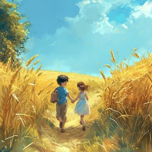 Holding hands - Πίνακας σε καμβά Holding hands - Πίνακας σε καμβά