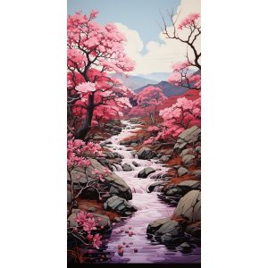 Japanese trees - Πίνακας σε καμβά