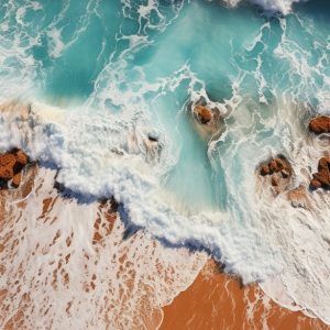 Realistic waves - Πίνακας σε καμβά
