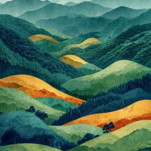 Rolling hills - Πίνακας σε καμβά