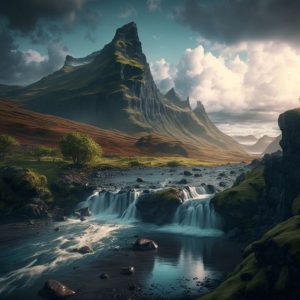 Waterfall 2 - Πίνακας σε καμβά