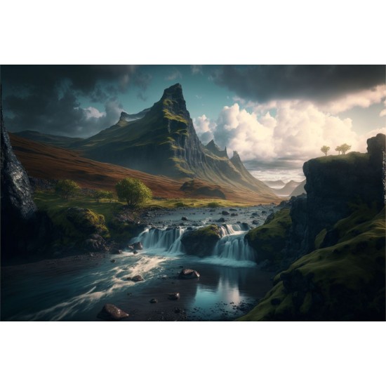 Waterfall 2 - Πίνακας σε καμβά