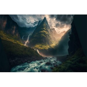Waterfall 3 - Πίνακας σε καμβά