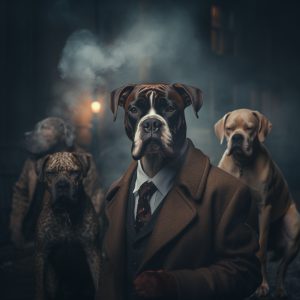 Boxer 2 - Mafia animals - Πίνακας σε καμβά