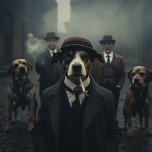 Jack russell 2 - Mafia animals - Πίνακας σε καμβά