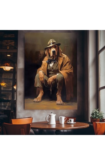 Mafia dog - Πίνακας σε καμβά