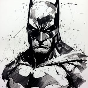 Black and white pen - Πίνακας σε καμβά Black and white pen - Πίνακας σε καμβά