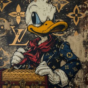 Duck fashion 2 - Πίνακας σε καμβά