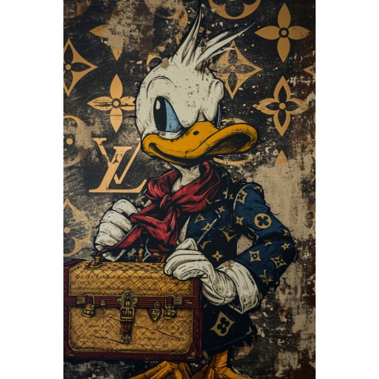 Duck fashion 2 - Πίνακας σε καμβά