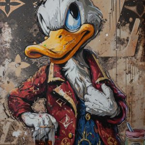 Duck fashion - Πίνακας σε καμβά