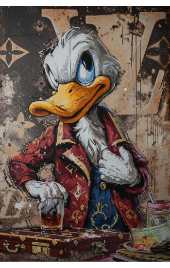 Duck fashion - Πίνακας σε καμβά