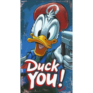 Duck you - Πίνακας σε καμβά