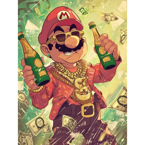 Get richer - Πίνακας σε καμβά