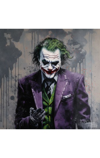 Joker face - Πίνακας σε καμβά
