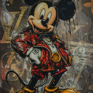 Mouse fashion 2 - Πίνακας σε καμβά