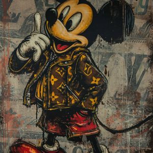 Mouse fashion - Πίνακας σε καμβά