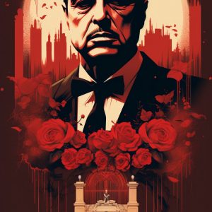 The Godfather - Πίνακας σε καμβά