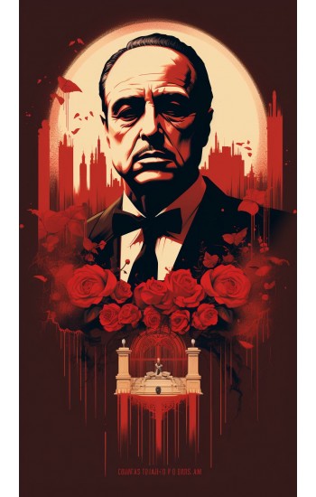 The Godfather - Πίνακας σε καμβά
