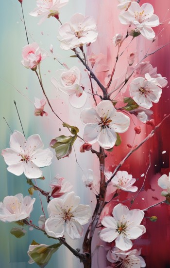 Blossom cherry 2 - Πίνακας σε καμβά