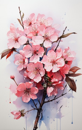 Blossom cherry 3 - Πίνακας σε καμβά