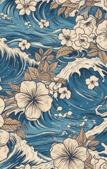 Blue ocean waves - Πίνακας σε καμβά