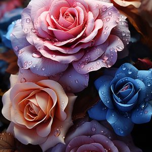 Dewdrops flower 3 - Πίνακας σε καμβά