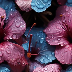 Dewdrops flower 4 - Πίνακας σε καμβά