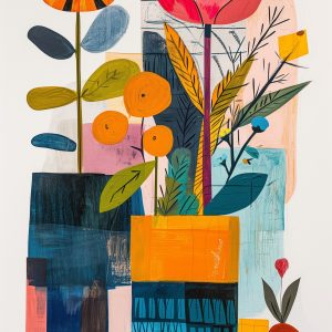 Funky plants - Πίνακας σε καμβά