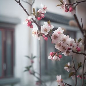 Garden in china - Πίνακας σε καμβά Garden in china - Πίνακας σε καμβά