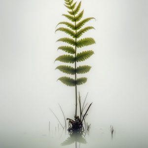 Godly fern - Πίνακας σε καμβά Godly fern - Πίνακας σε καμβά