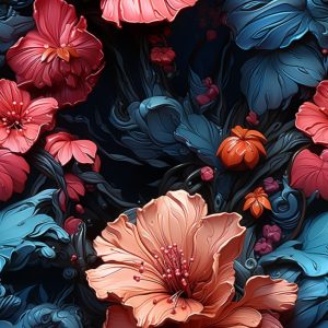 Hibiscus - Πίνακας σε καμβά
